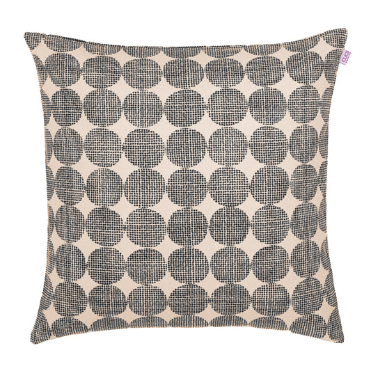 Funda de Cojín Camomila Negro sobre Claro