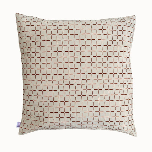 ¡NOVEDAD! funda de cojín cruces azul sobre blanco