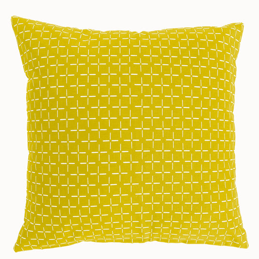 ¡NOVEDAD! funda de cojín cruces mostaza