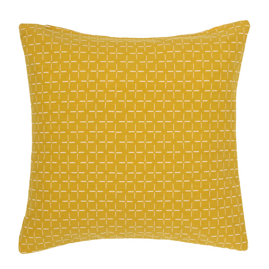 ¡NOVEDAD! funda de cojín cruces mostaza