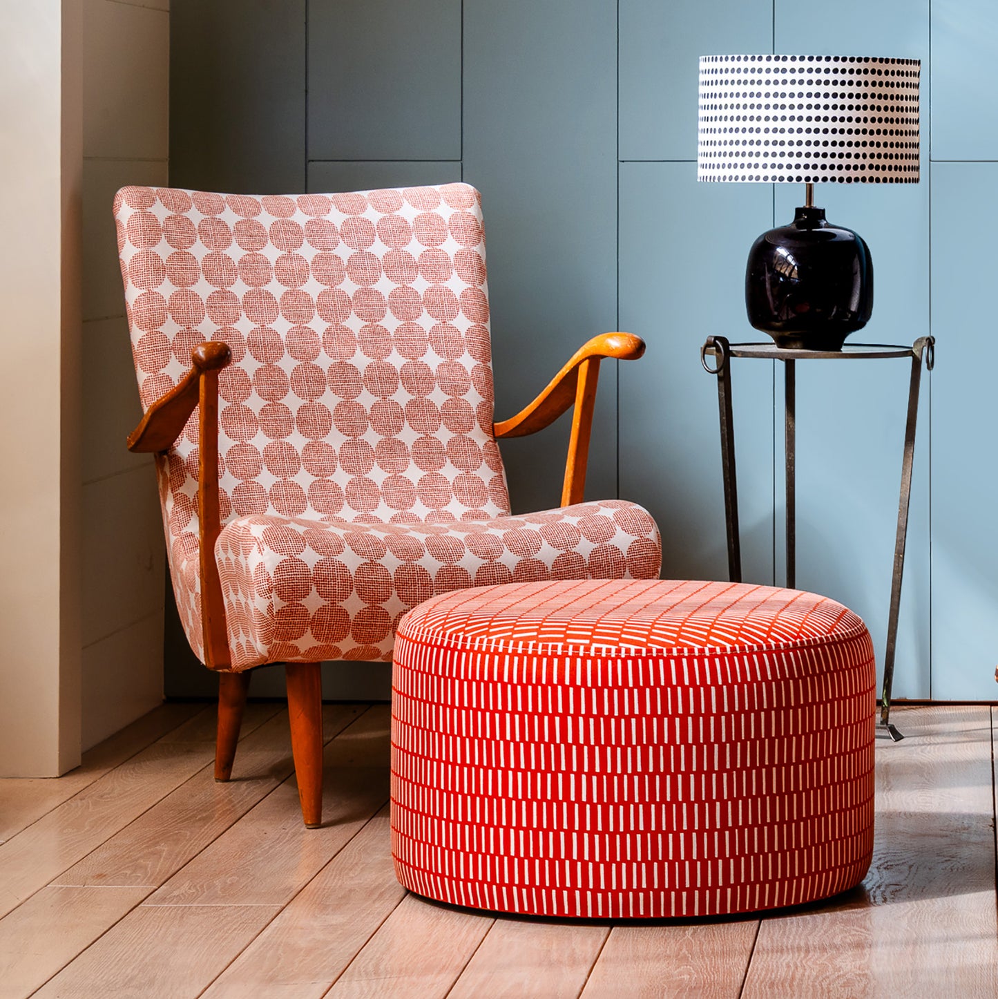 Tela Camomila Caldero sobre crudo