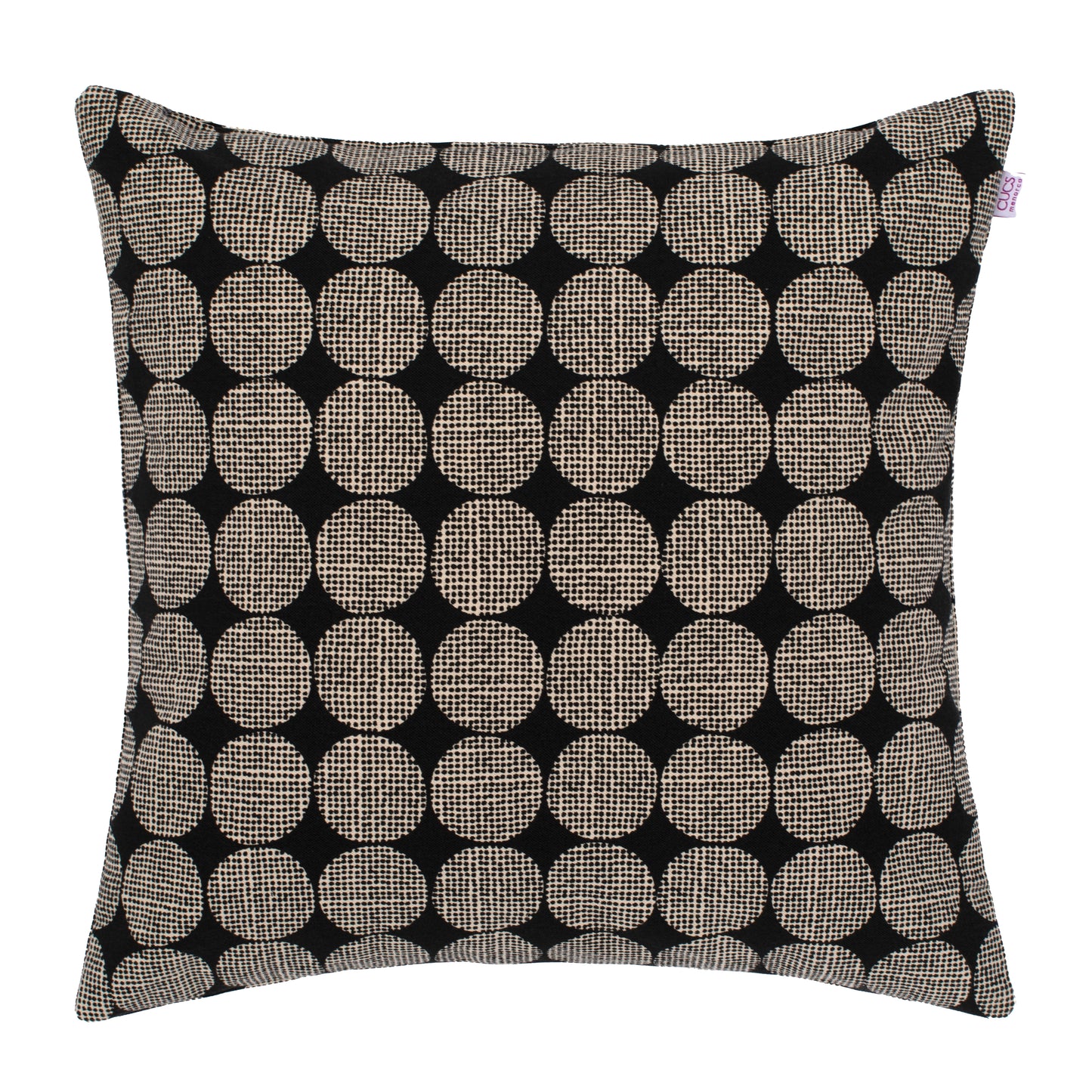 Funda de Cojín Camomila Negro