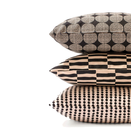 ¡NOVEDAD! funda de cojín pasarela negro