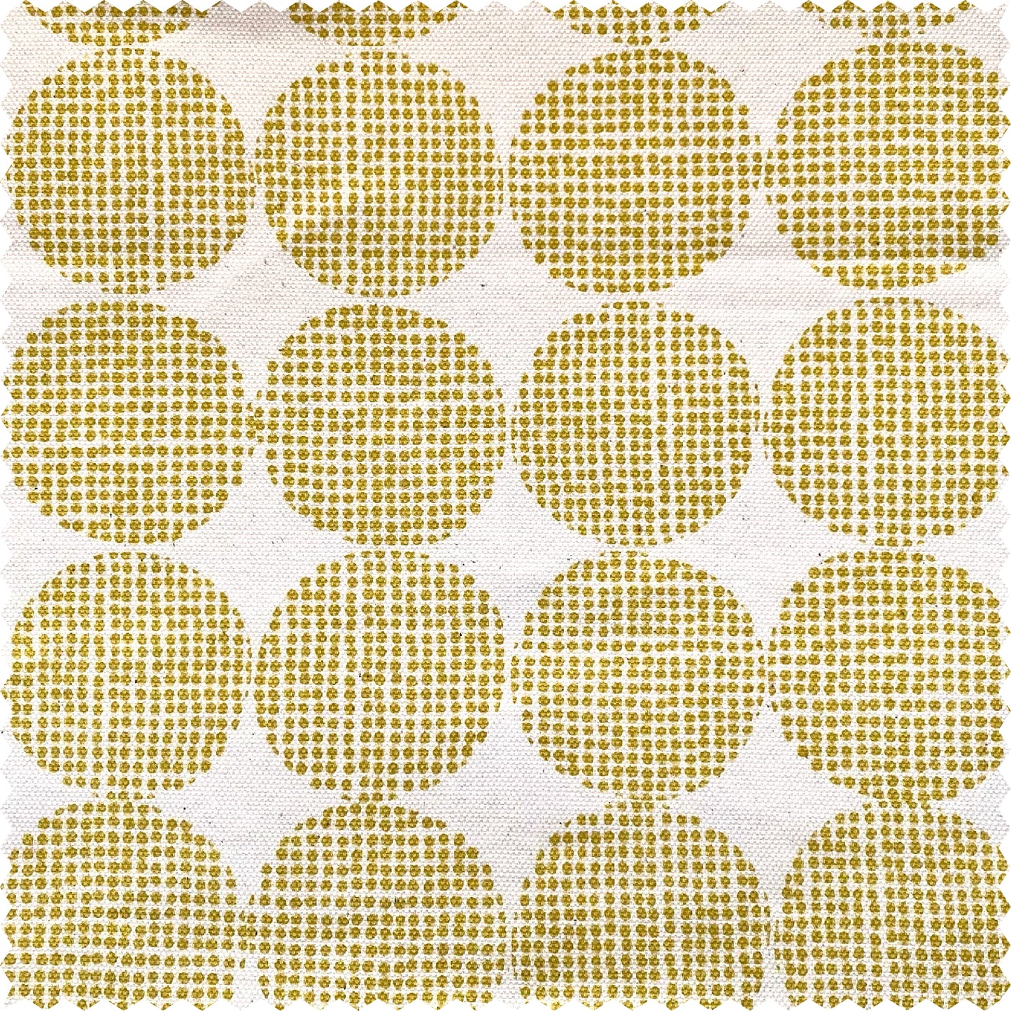 tela por metros Camomila mostaza sobre crudo